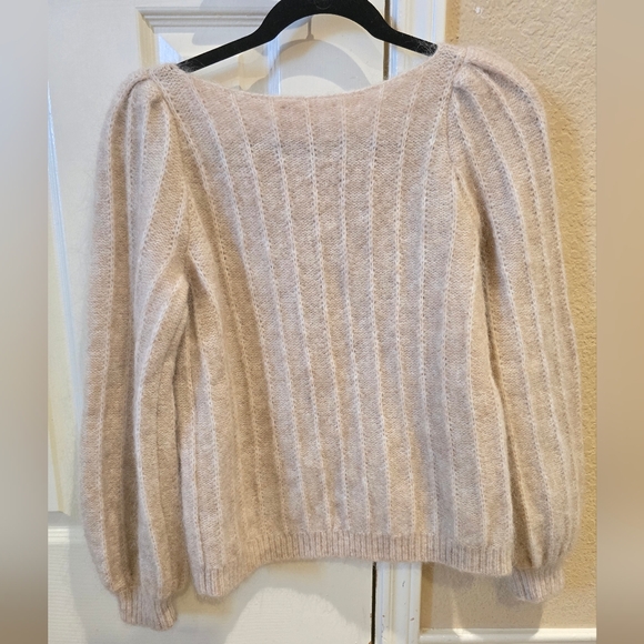 La MAILLE Sesane Aretha Jumper Mottled Beige Small - Picture 4 of 8